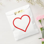 Liebe - Heart Favor Bag Geschenktütchen (Versiegelt)