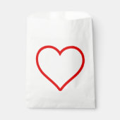 Liebe - Heart Favor Bag Geschenktütchen (Vorderseite)