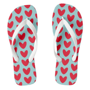 Liebe Heart Flip Flops Beach Footwear Badesandalen