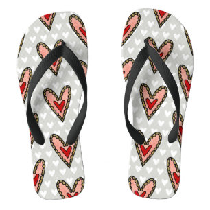 Liebe Heart Flip Flops Beach Footwear Badesandalen