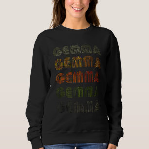 Liebe Heart Gemma Grungevintage Style Black Gemma Sweatshirt