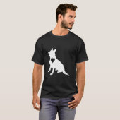Liebe Heart German Shepherd T-Shirt (Vorne ganz)