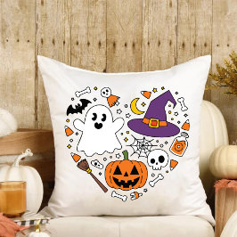 Liebe Heart Gestalt Unser 1. Halloween, neue Zuhau Kissen