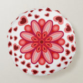 LIEBE HEART GIFT RUNDES KISSEN (Rückseite)