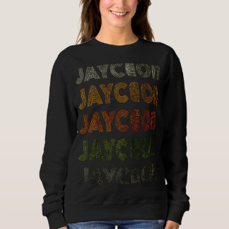 Liebe Heart Jayceon GrungeVintage Style Black Jayc Sweatshirt