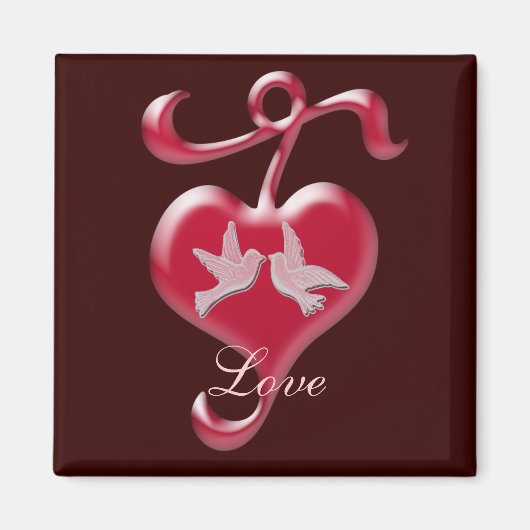 Liebe Heart Magnet (Vorne)