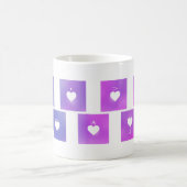 Liebe Heart Music Notation Kaffeetasse (Mittel)