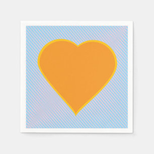 Liebe Heart Napkins Serviette
