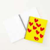 Liebe Heart Notebook Notizblock (Innenseite)