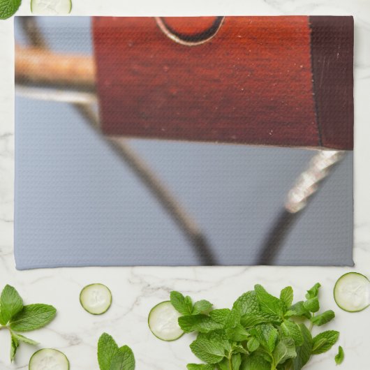 Liebe Heart Padlock Geschirrtuch (Gefaltet)