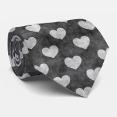 Liebe Heart Pattern Sweetheart Neck Tie Krawatte (Gerollt)