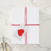 Liebe Heart Red Valentine's Gift Tags Geschenkanhänger (Mit Garn)