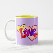 Liebe Heart Rings Custom Coffee Cups oder Tasse (Links)