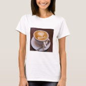 Liebe Heart Rome Cappuccino Kaffee Cup Tasse T - S T-Shirt (Vorderseite)