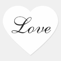 Liebe Heart Shape Sticker für Gastgeschenk Hochzei