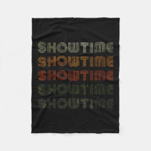 Liebe Heart Showtime T-Shirt Grunge Vintager Stil Fleecedecke