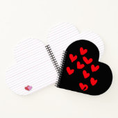 Liebe Heart Sprial Notebook Notizblock (Innenseite)