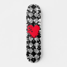 Liebe Heart Star Splatt Skateboard