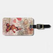 Liebe Heart Sweetheart Valentine Cherub Gepäckanhänger (Vorderseite horizontal)