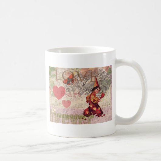 Liebe Heart Sweetheart Valentine Cherub Kaffeetasse (Rechts)
