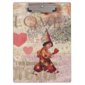 Liebe Heart Sweetheart Valentine Cherub Klemmbrett (Vorderseite)