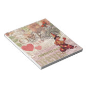 Liebe Heart Sweetheart Valentine Cherub Notizblock (angewinkelt)