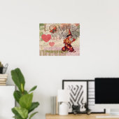 Liebe Heart Sweetheart Valentine Cherub Poster (Heimbüro)