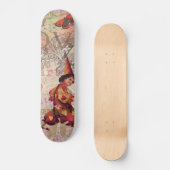 Liebe Heart Sweetheart Valentine Cherub Skateboard (Vorderseite)