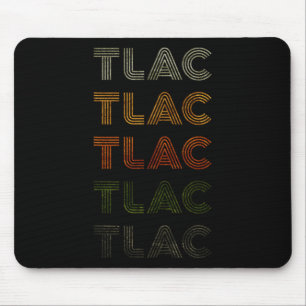 Liebe Heart Tlac T-Shirt Grunge Vintage Style Blac Mousepad