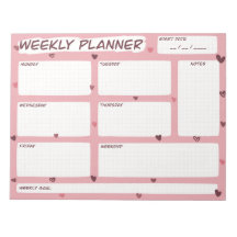 Liebe Heart Weekly Planner