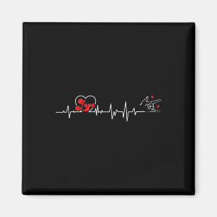 Liebe Heartbeat Hand Gebärdensprache Hörverlust Aw Magnet