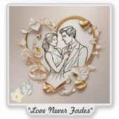 "Liebe Heartfelt Melody" Aufkleber (Vorderseite)