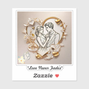 "Liebe Heartfelt Melody" Aufkleber