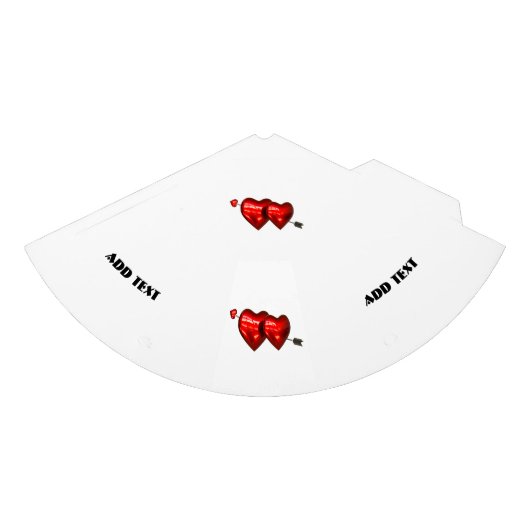 Liebe Hearts benutzerdefinierten Hinzufügen von Ni Partyhütchen (Vorderseite)