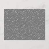 Liebe Hearts Confetti zum 75. Geburtstag Einladungspostkarte (Rückseite)