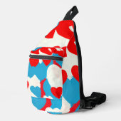 Liebe Hearts Crossbody Bag (Rechte Ecke)