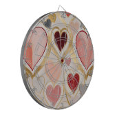 Liebe Hearts Dartscheibe (Vorderseite Links)