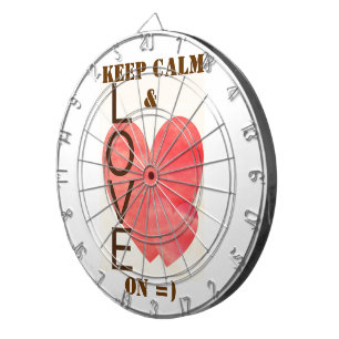 Liebe Hearts Dartscheibe