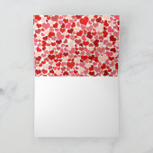 Liebe Hearts Feiertagskarte (Innenseite)