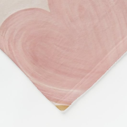 Liebe Hearts Fleecedecke (Ecke)