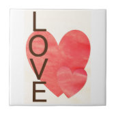 Liebe Hearts Fliese (Vorderseite)
