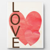 Liebe Hearts Fotoplatte (Vorderseite)