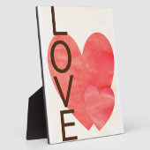 Liebe Hearts Fotoplatte (Seite)