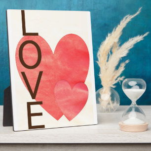 Liebe Hearts Fotoplatte