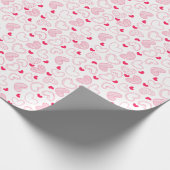 Liebe Hearts Geschenkpapier (Ecke)
