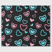 Liebe Hearts Geschenkpapier (Flach)