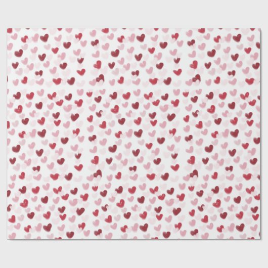 Liebe Hearts Geschenkpapier (Flach)
