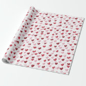 Liebe Hearts Geschenkpapier (Ungerollt)