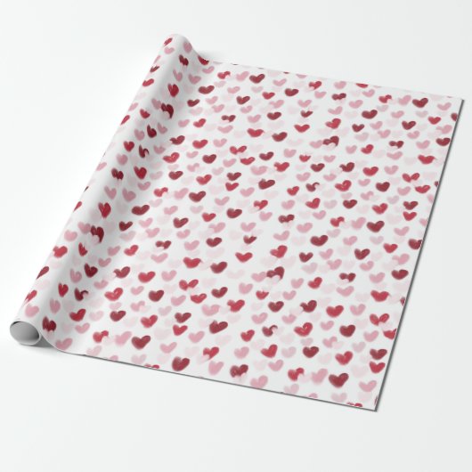 Liebe Hearts Geschenkpapier (Ungerollt)