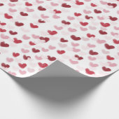 Liebe Hearts Geschenkpapier (Ecke)